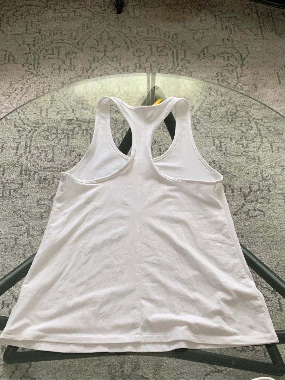 Lole White Racerback Tank M - Picture 3 of 4